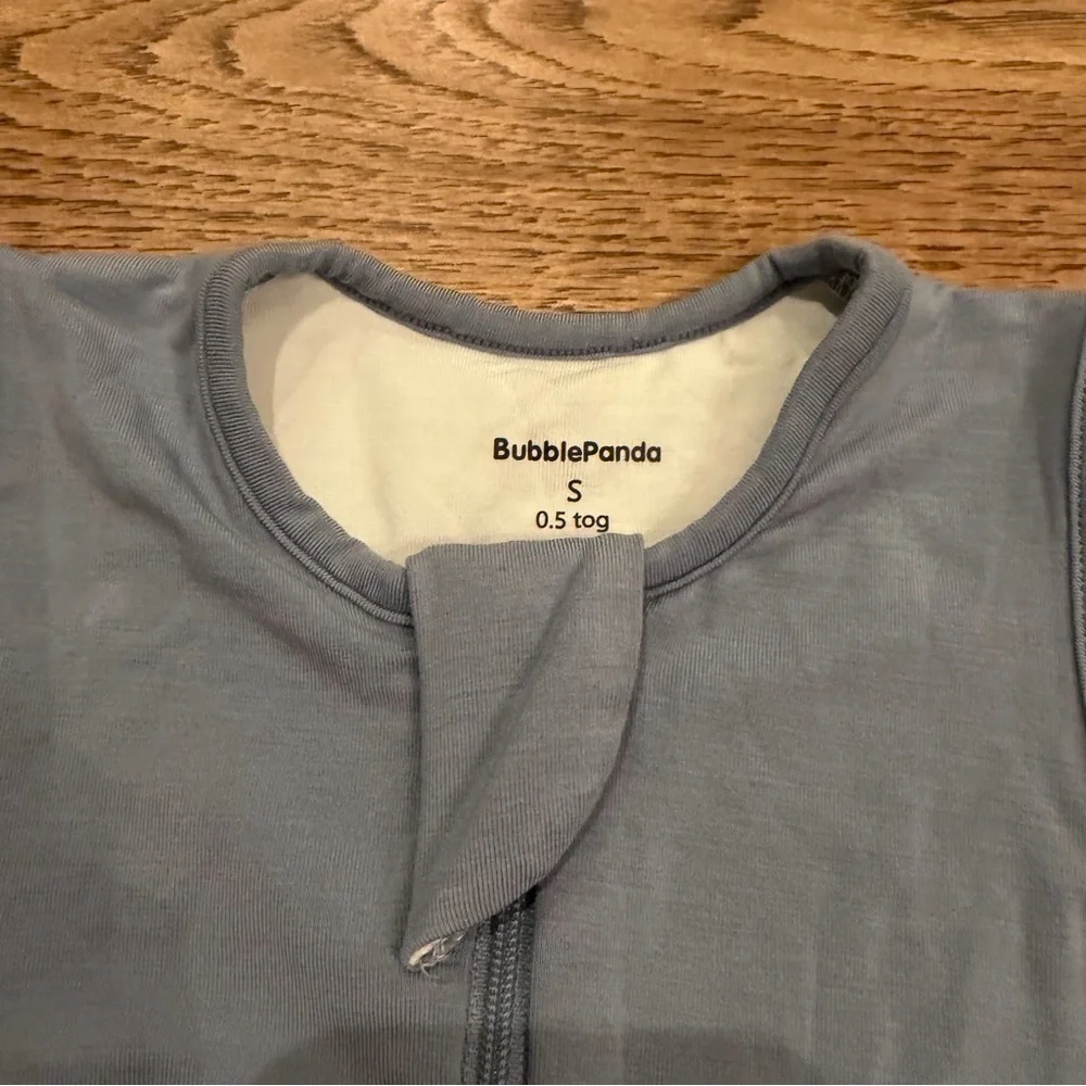 NWT Bubble Panda Baby Sleep Sack 0.5 Tog Gray Size Small Bamboo Blend